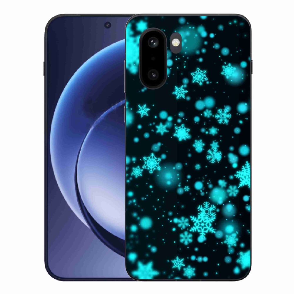 Gelový kryt mmCase na One Plus 15R - sněhové vločky 1