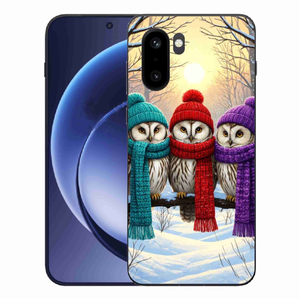 Gelový kryt mmCase na One Plus 15R - soví přátelé