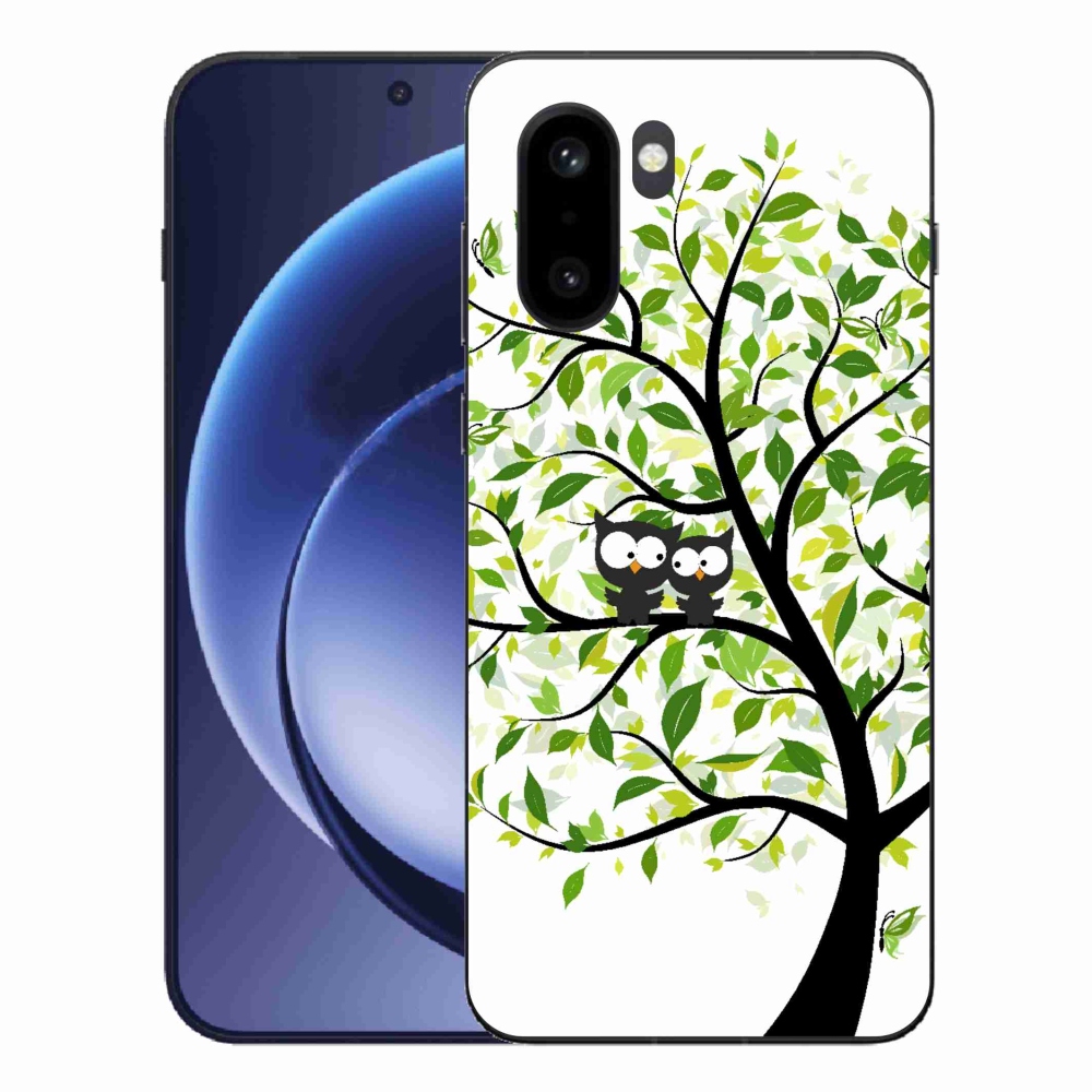 Gelový kryt mmCase na One Plus 15R - sovičky na stromě