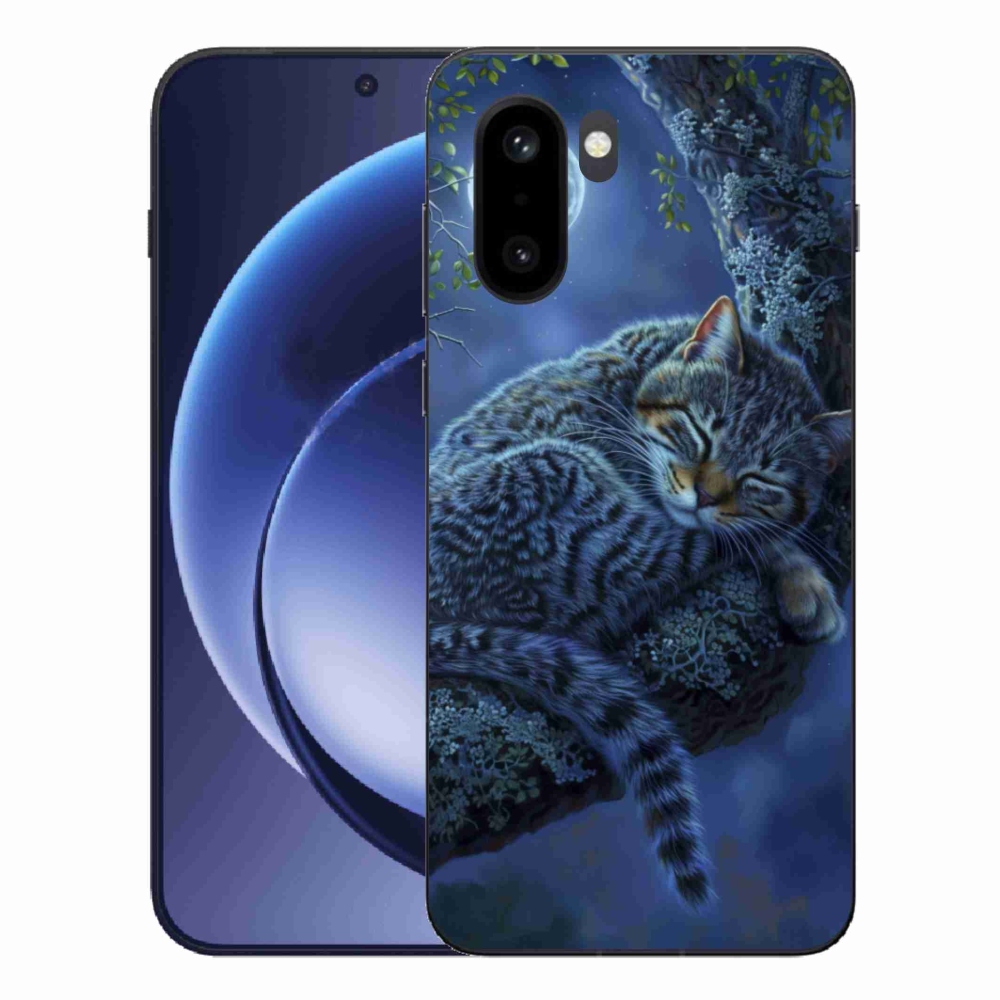Gelový kryt mmCase na One Plus 15R - spící kočka