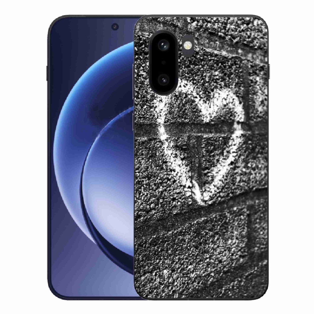 Gelový kryt mmCase na One Plus 15R - srdce na zdi