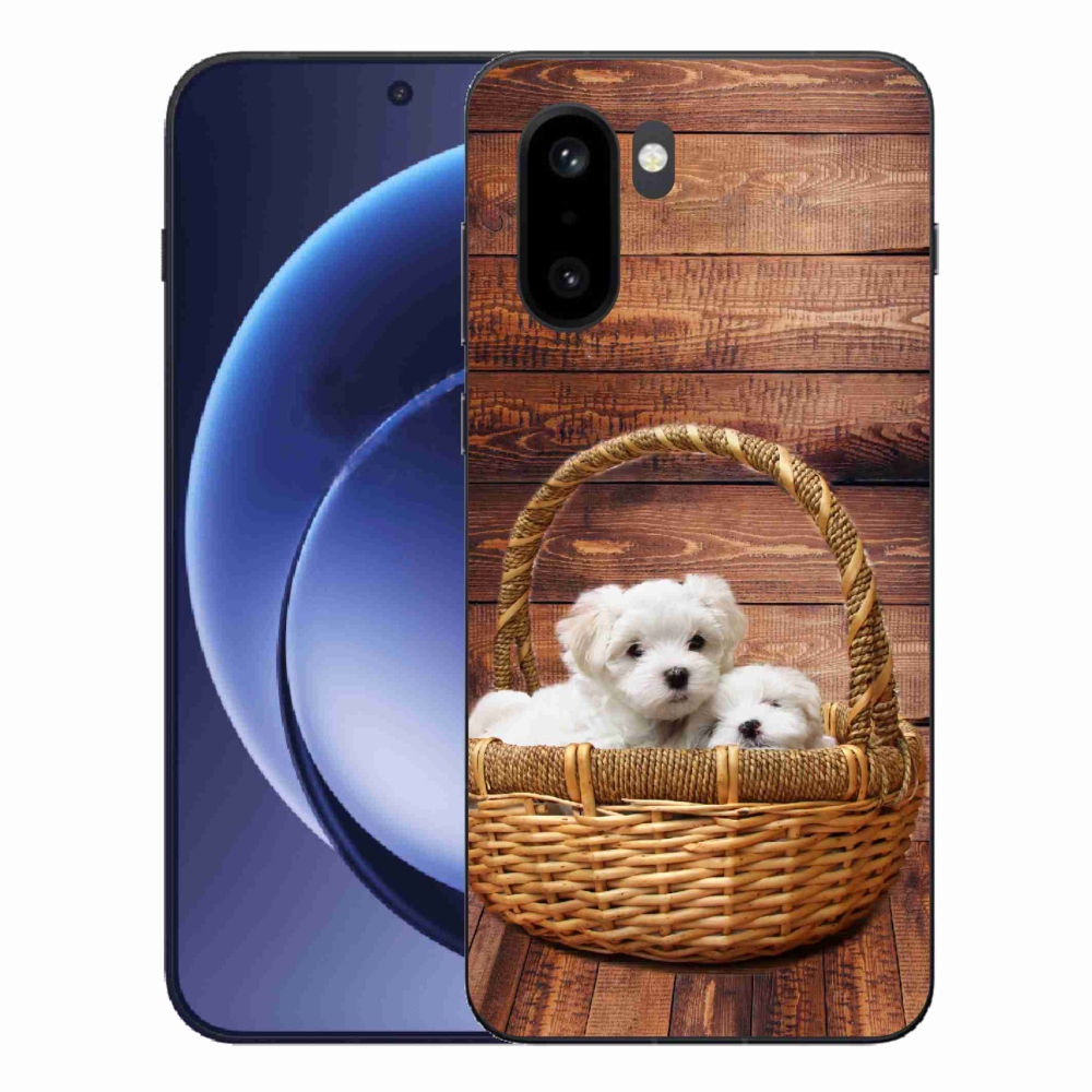 Gelový kryt mmCase na One Plus 15R - štěňátka
