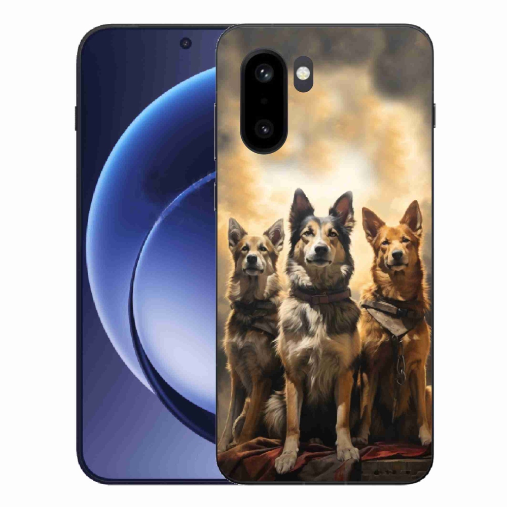 Gelový kryt mmCase na One Plus 15R - tři psi
