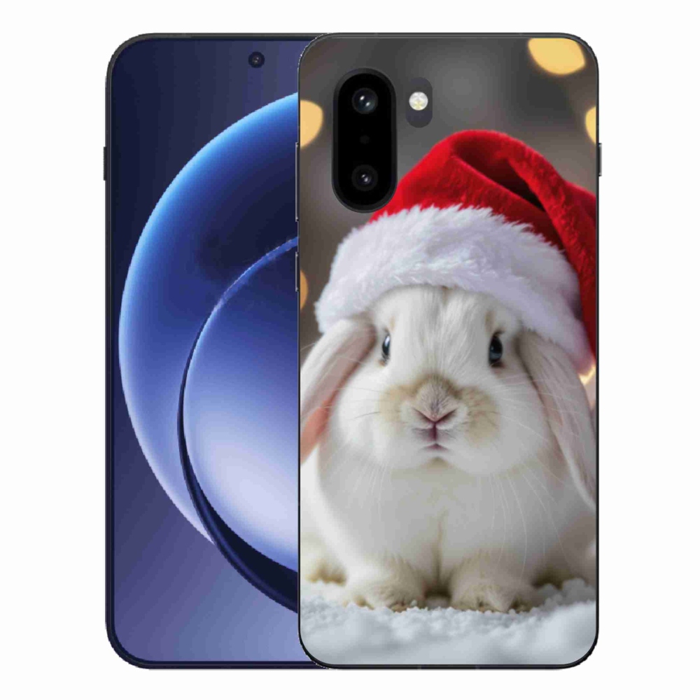 Gelový kryt mmCase na One Plus 15R - vánoční králík