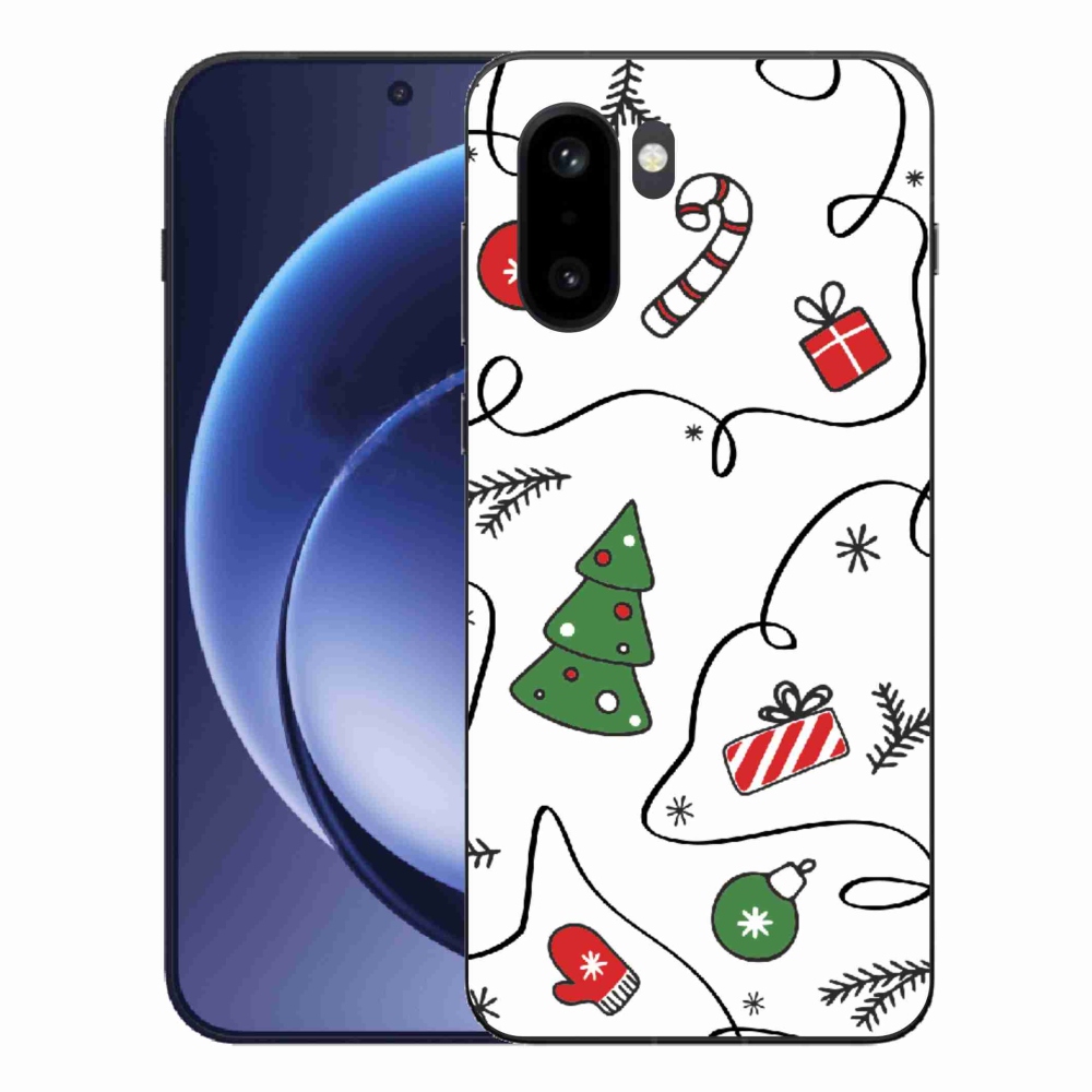 Gelový kryt mmCase na One Plus 15R - vánoční motivy