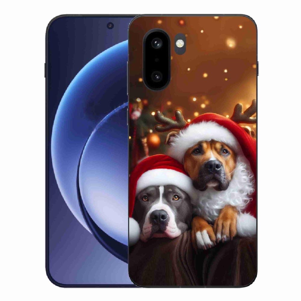 Gelový kryt mmCase na One Plus 15R - vánoční psi