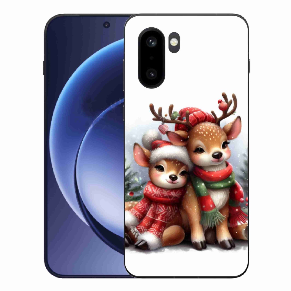 Gelový kryt mmCase na One Plus 15R - vánoční sobi
