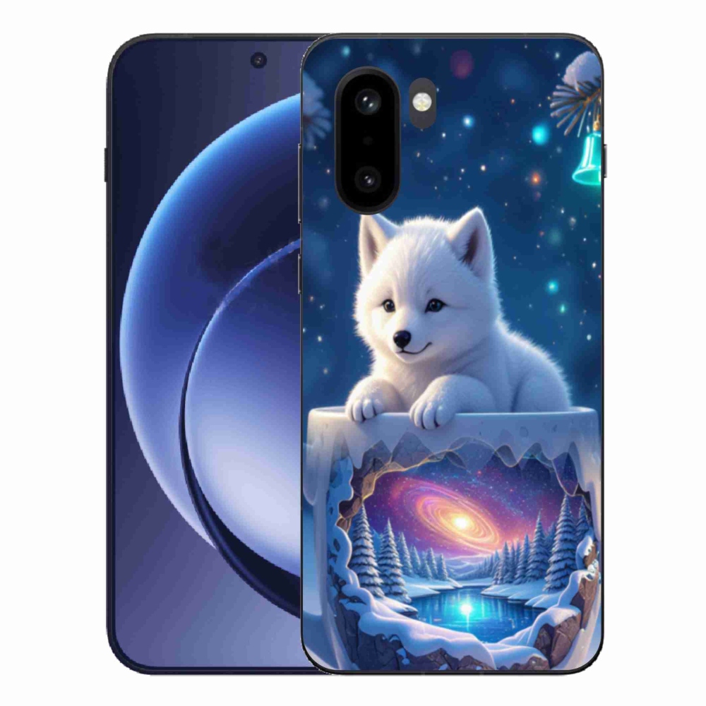 Gelový kryt mmCase na One Plus 15R - vánoční štěně