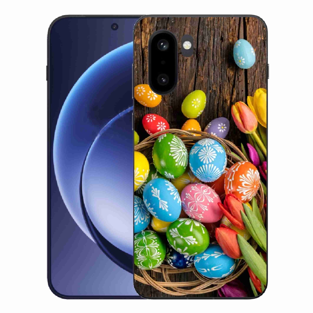 Gelový kryt mmCase na One Plus 15R - velikonoční vajíčka