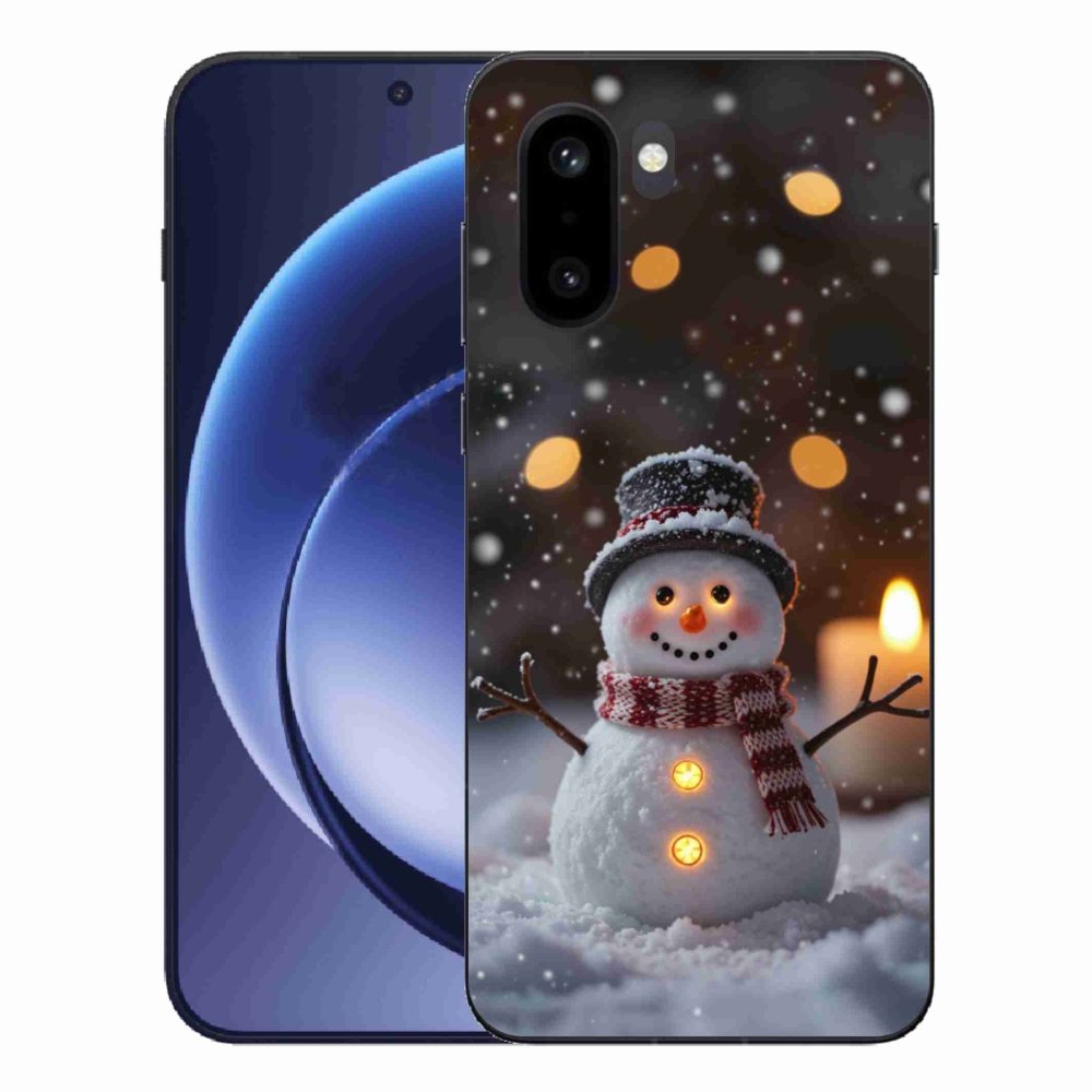 Gelový kryt mmCase na One Plus 15R - veselý sněhulák