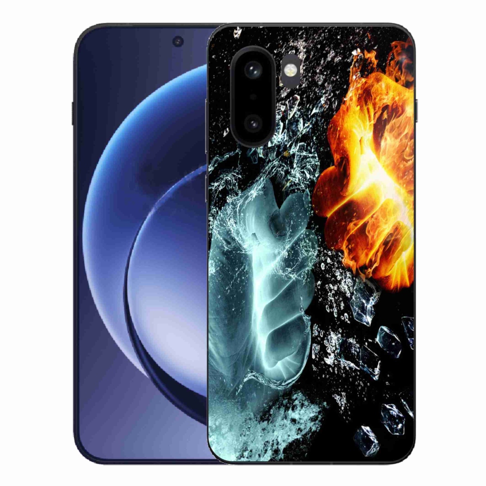 Gelový kryt mmCase na One Plus 15R - voda a oheň