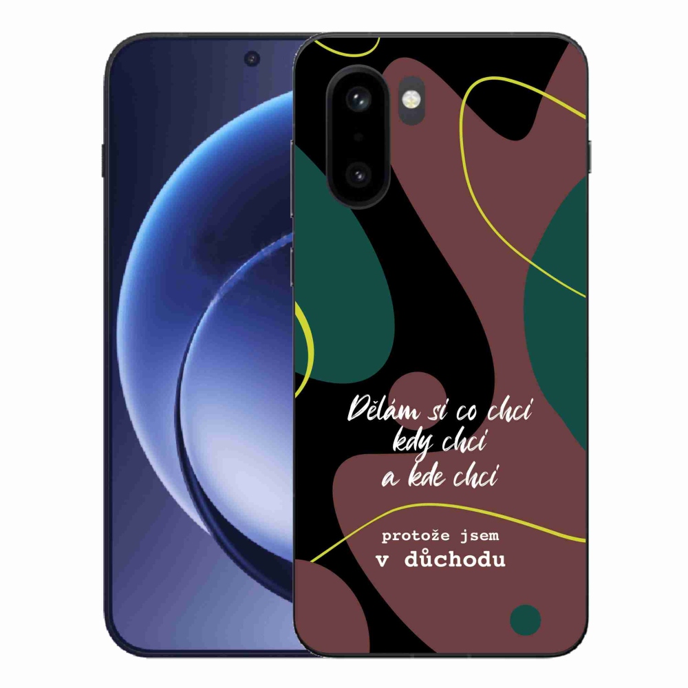 Gelový kryt mmCase na One Plus 15R - vtipný text 10 černé pozadí