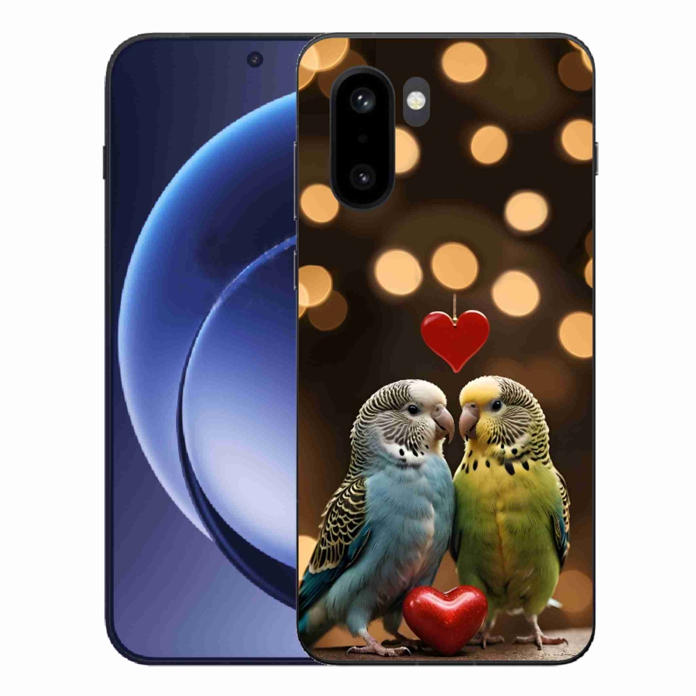 Gelový kryt mmCase na One Plus 15R - zamilovaní papoušci