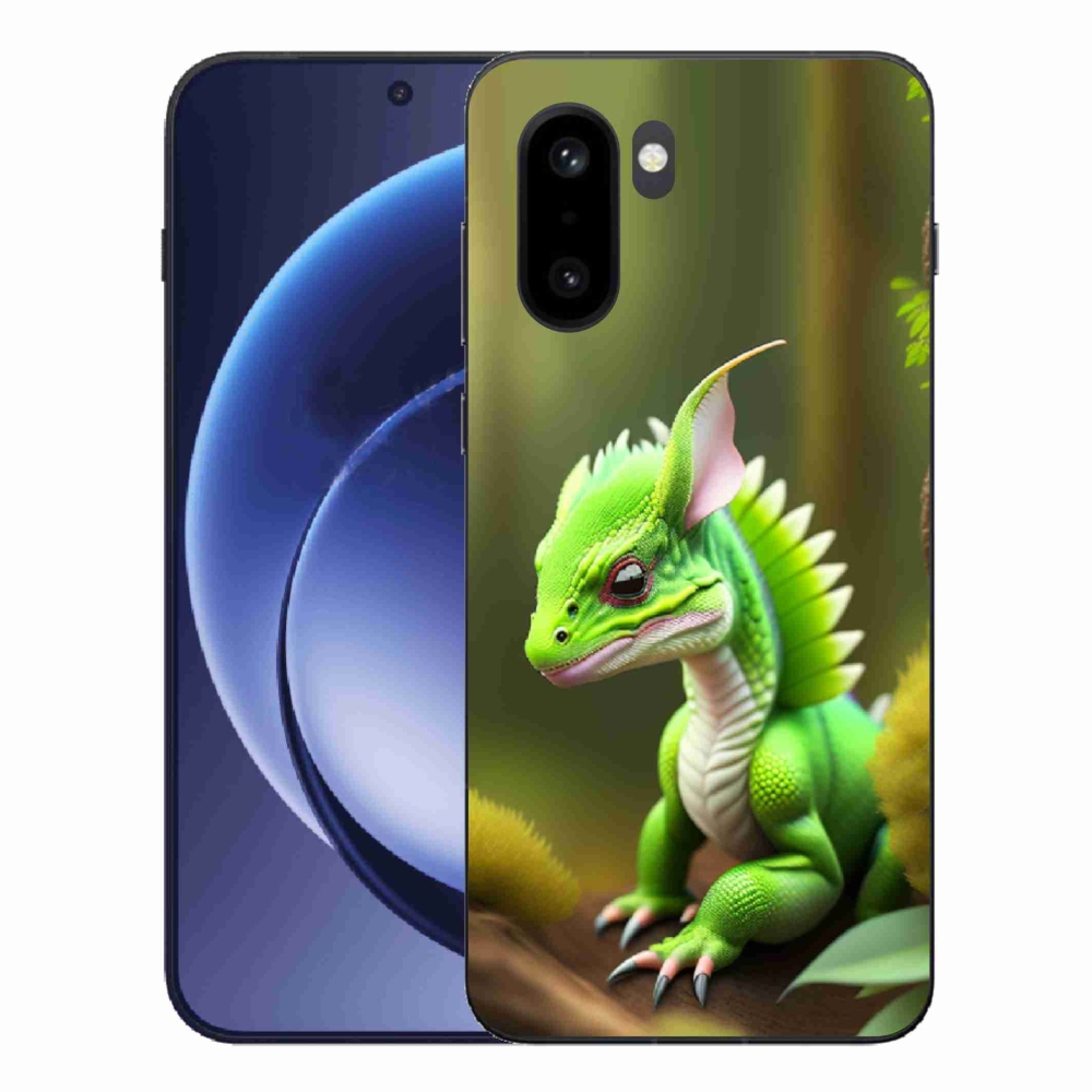 Gelový kryt mmCase na One Plus 15R - zelený dráček
