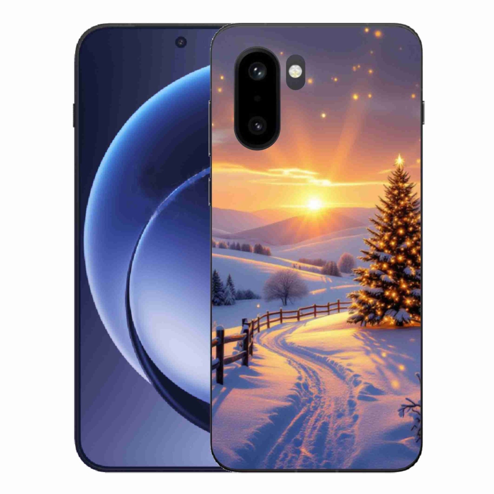 Gelový kryt mmCase na One Plus 15R - zimní krajina