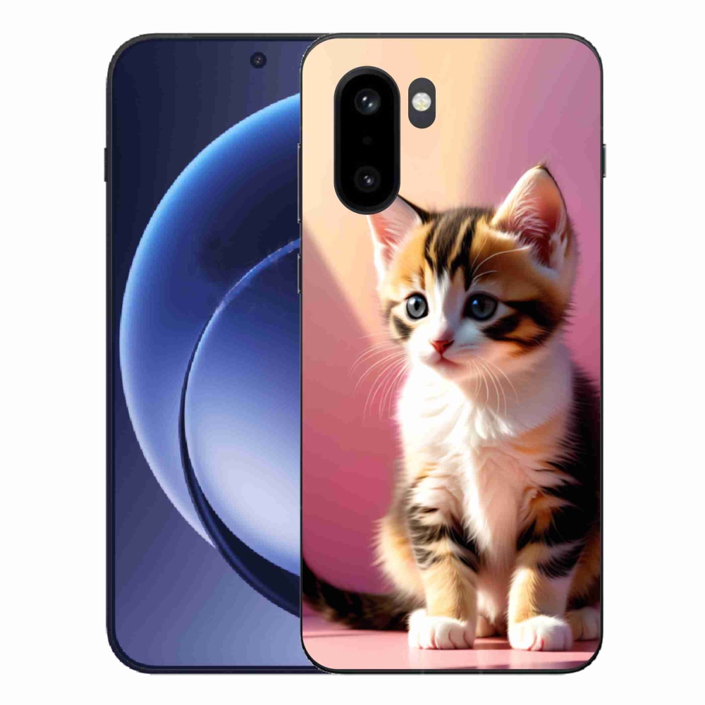 Gelový kryt mmCase na One Plus 15R - zvědavé kotě 2