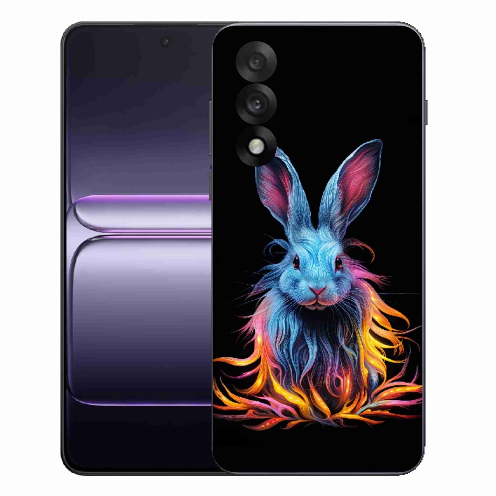 Gelový kryt mmCase na One Plus Nord 5 - abstraktní zajíc