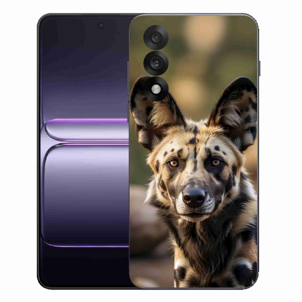 Gelový kryt mmCase na One Plus Nord 5 - africký divoký pes