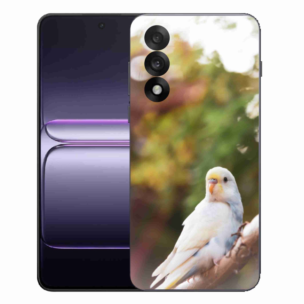 Gelový kryt mmCase na One Plus Nord 5 - andulka bílá