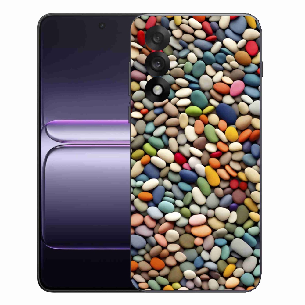 Gelový kryt mmCase na One Plus Nord 5 - barevné kamínky 2