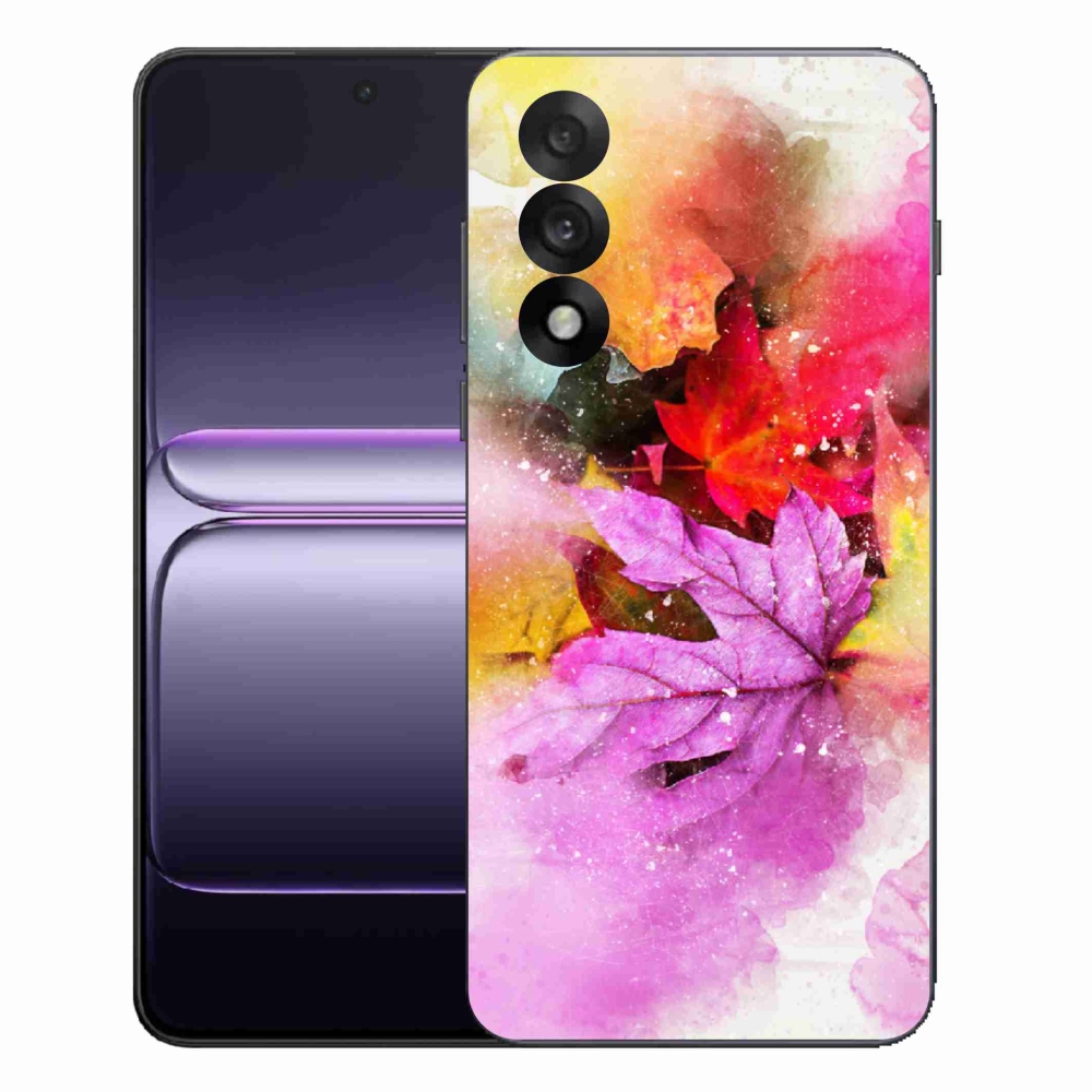 Gelový kryt mmCase na One Plus Nord 5 - barevné listy