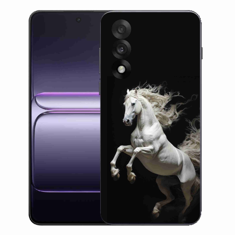 Gelový kryt mmCase na One Plus Nord 5 - bílý kůň 4