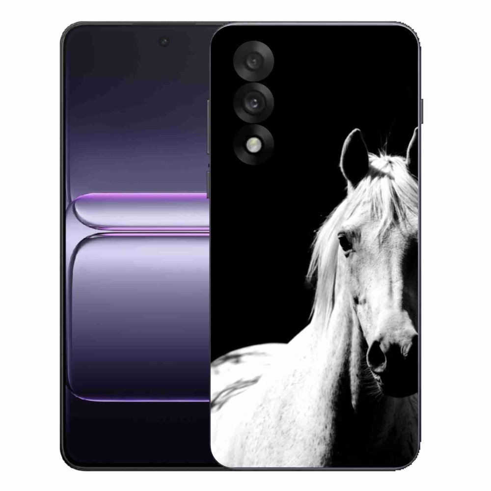 Gelový kryt mmCase na One Plus Nord 5 - bílý kůň 5