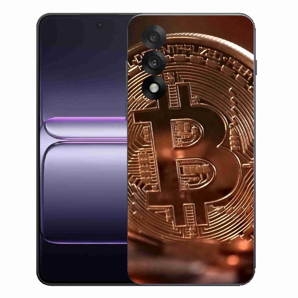 Gelový kryt mmCase na One Plus Nord 5 - bitcoin