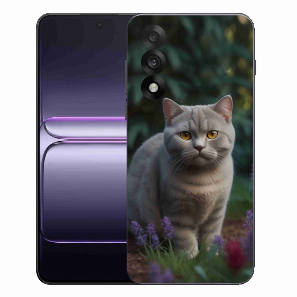 Gelový kryt mmCase na One Plus Nord 5 - britská kočka