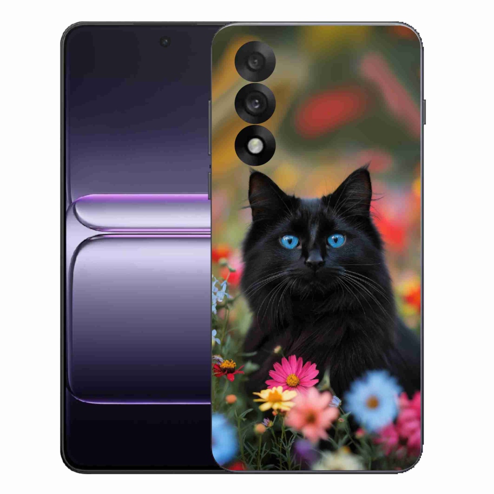 Gelový kryt mmCase na One Plus Nord 5 - černé kotě 4