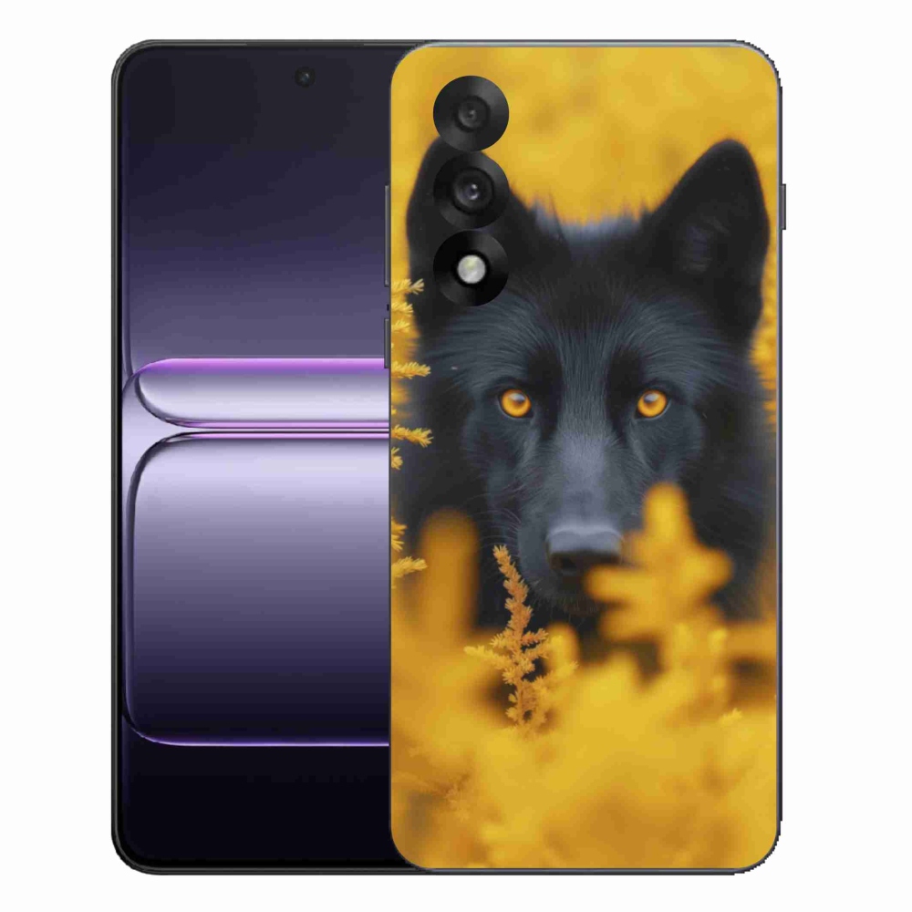 Gelový kryt mmCase na One Plus Nord 5 - černý vlk 2