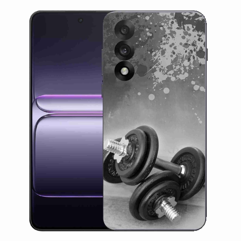 Gelový kryt mmCase na One Plus Nord 5 - činky 1