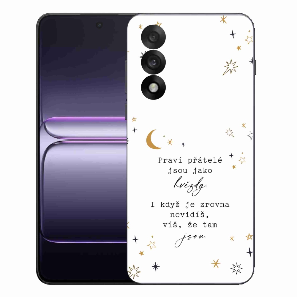 Gelový kryt mmCase na One Plus Nord 5 - citát 6 bílé pozadí