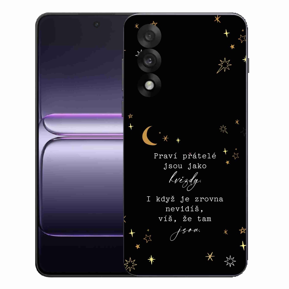 Gelový kryt mmCase na One Plus Nord 5 - citát 6 černé pozadí