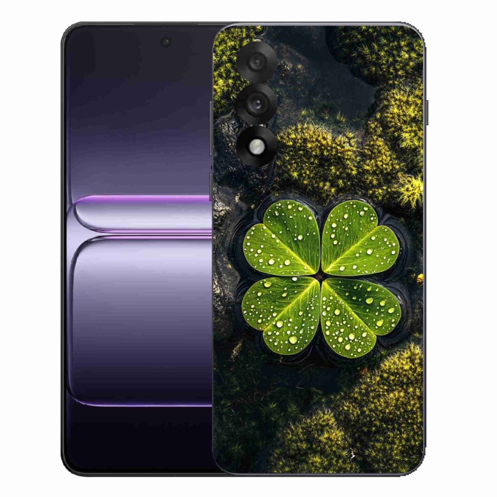 Gelový kryt mmCase na One Plus Nord 5 - čtyřlístek