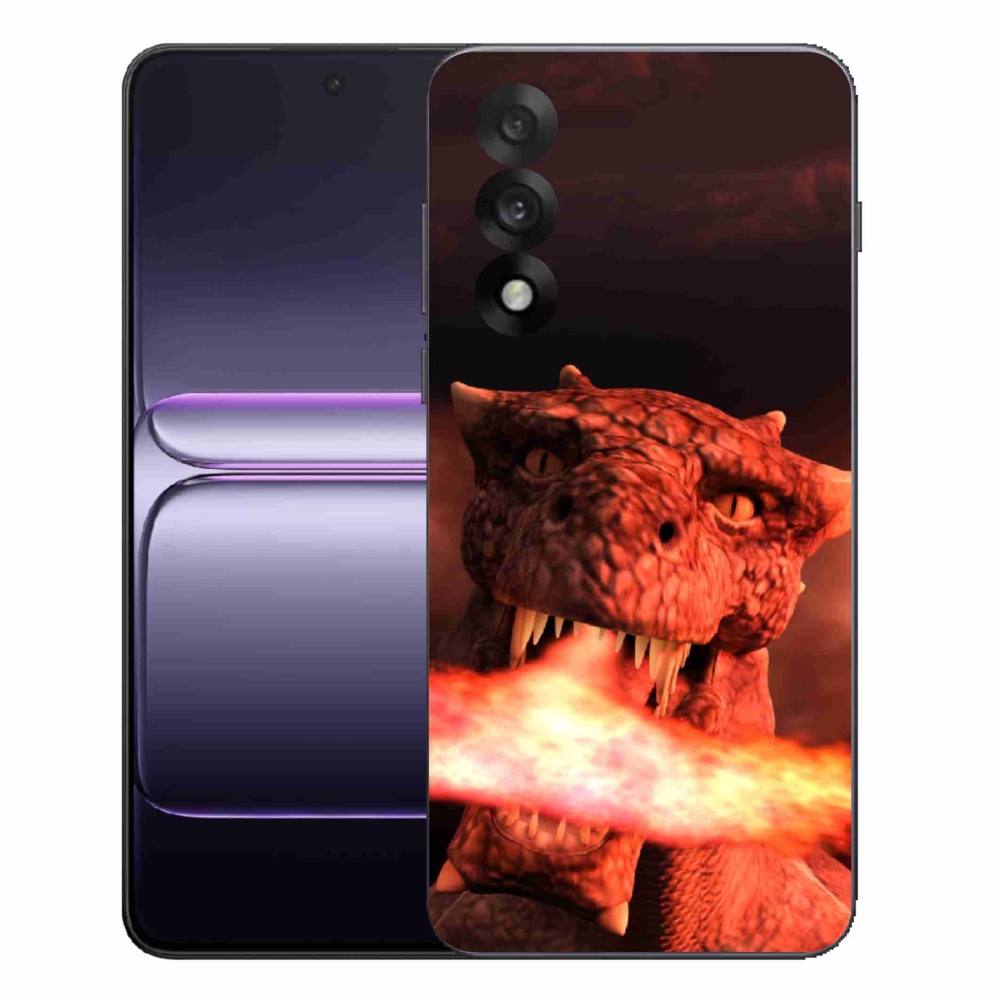 Gelový kryt mmCase na One Plus Nord 5 - drak