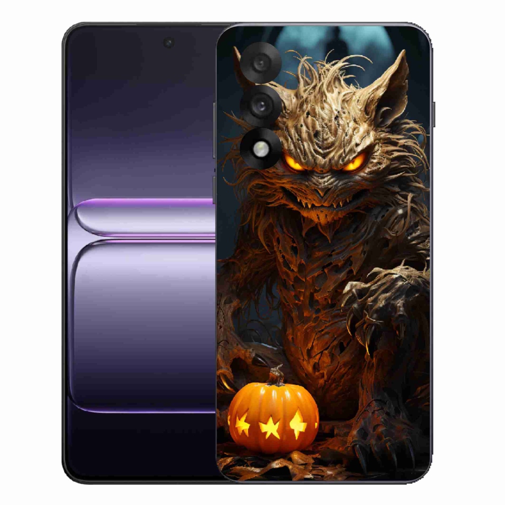 Gelový kryt mmCase na One Plus Nord 5 - halloweenská příšera