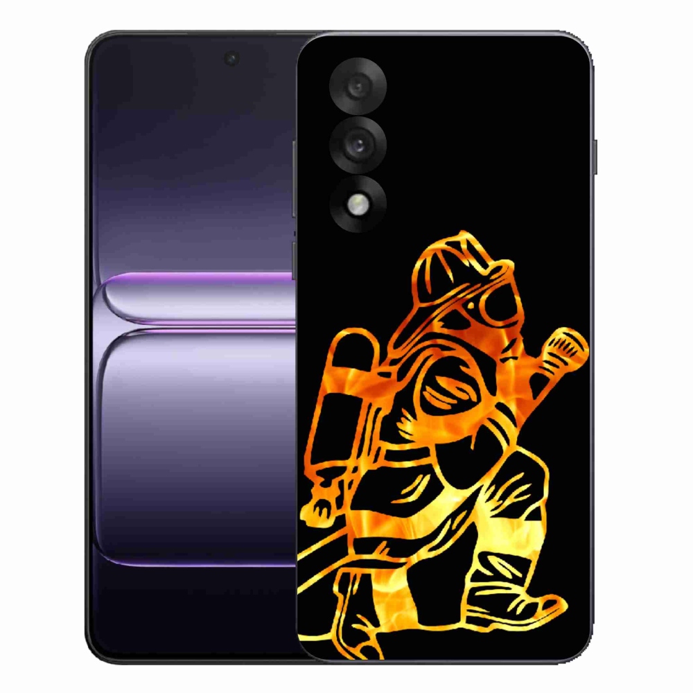 Gelový kryt mmCase na One Plus Nord 5 - hasič 1
