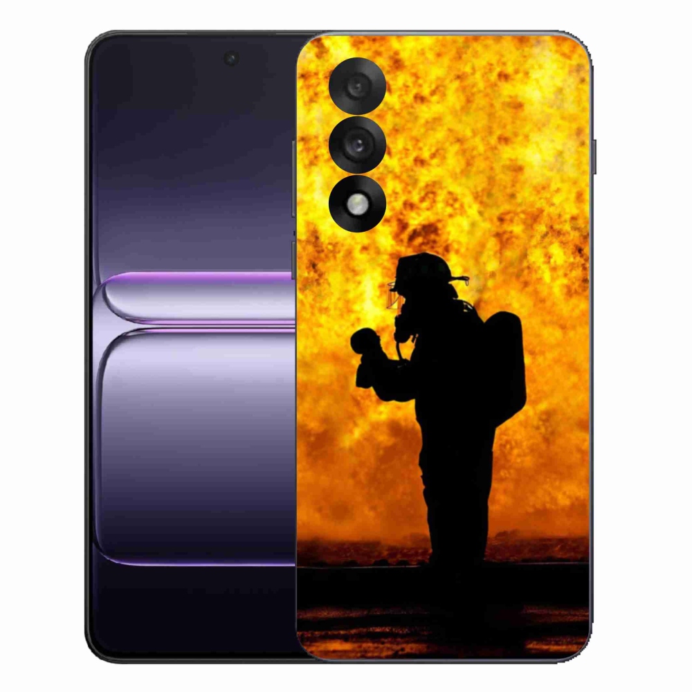 Gelový kryt mmCase na One Plus Nord 5 - hasič