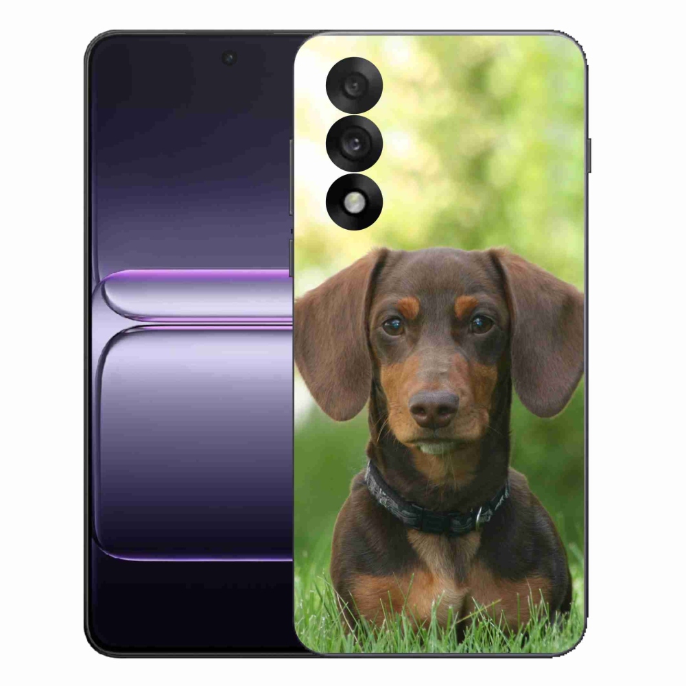 Gelový kryt mmCase na One Plus Nord 5 - hnědý jezevčík
