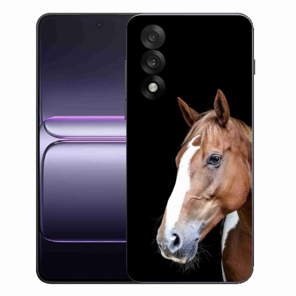 Gelový kryt mmCase na One Plus Nord 5 - hnědý kůň 3