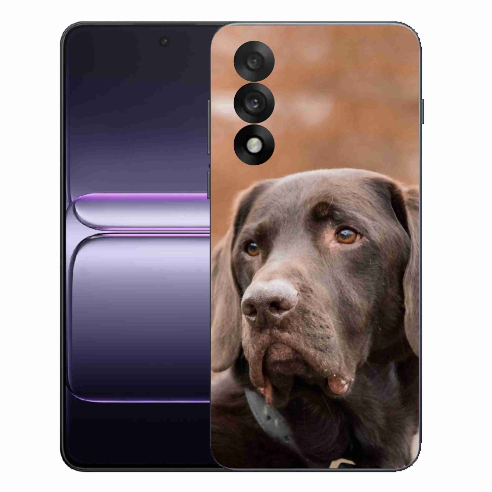 Gelový kryt mmCase na One Plus Nord 5 - hnědý labrador
