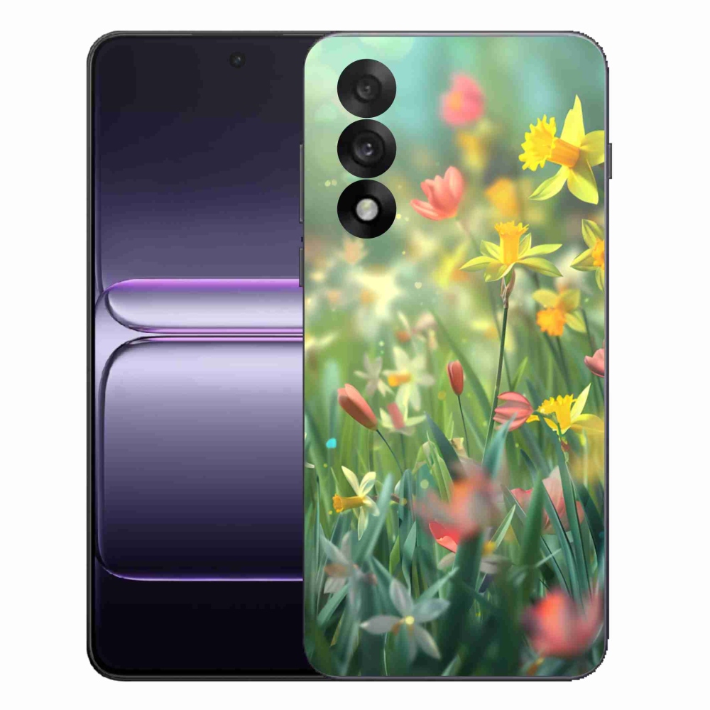 Gelový kryt mmCase na One Plus Nord 5 - jarní květy