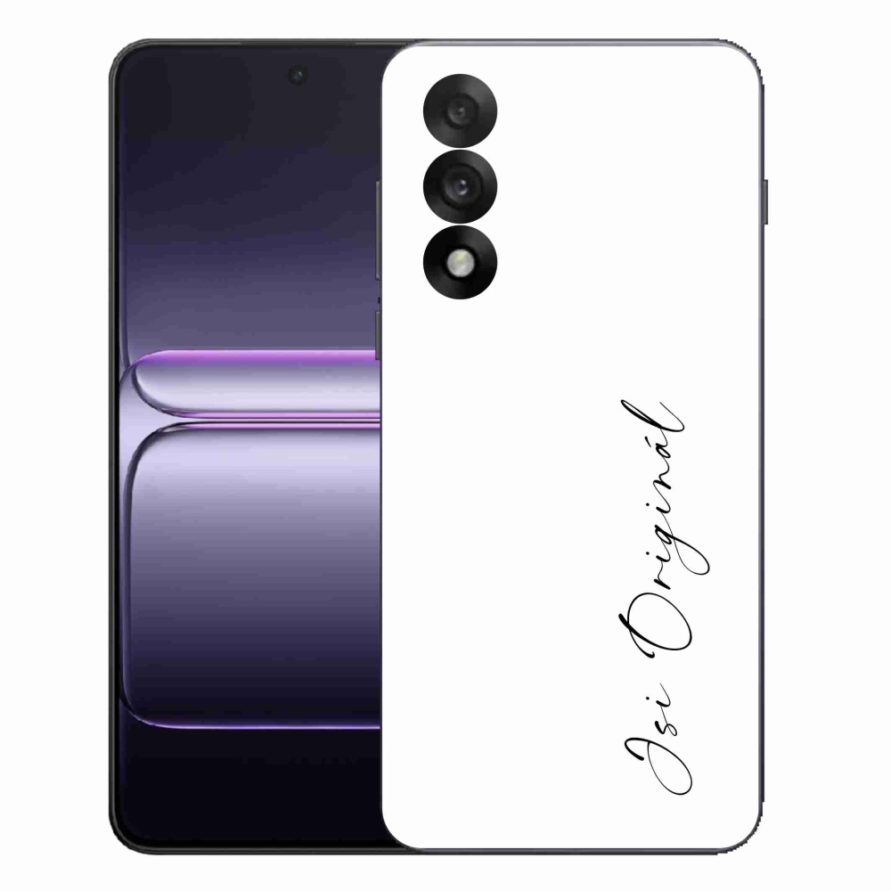 Gelový kryt mmCase na One Plus Nord 5 - jsi originál bílé pozadí