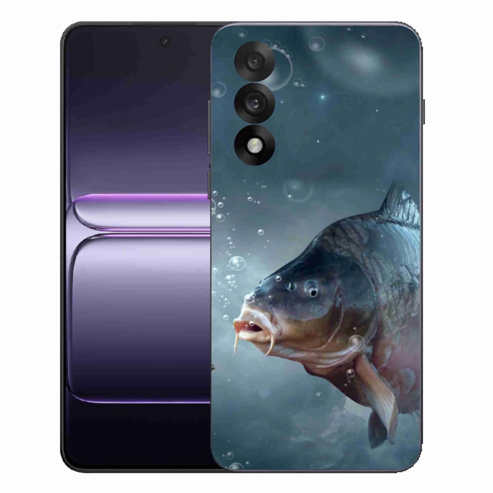 Gelový kryt mmCase na One Plus Nord 5 - kapr a bublinky