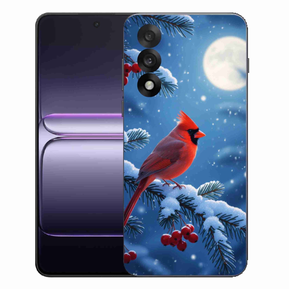 Gelový kryt mmCase na One Plus Nord 5 - kardinál červený