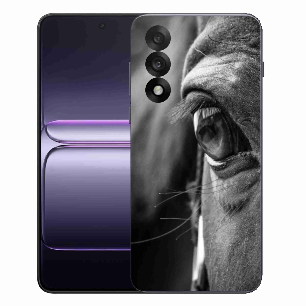 Gelový kryt mmCase na One Plus Nord 5 - koňský pohled