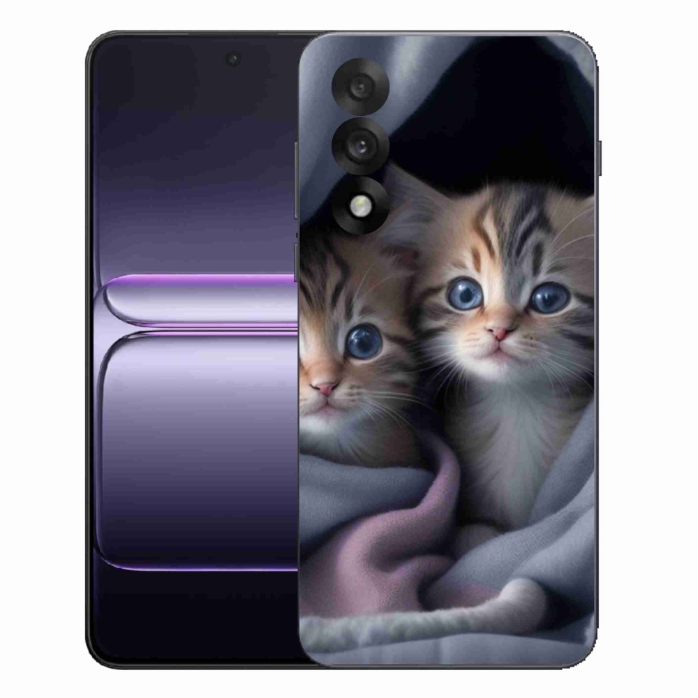 Gelový kryt mmCase na One Plus Nord 5 - kočičí duo 2