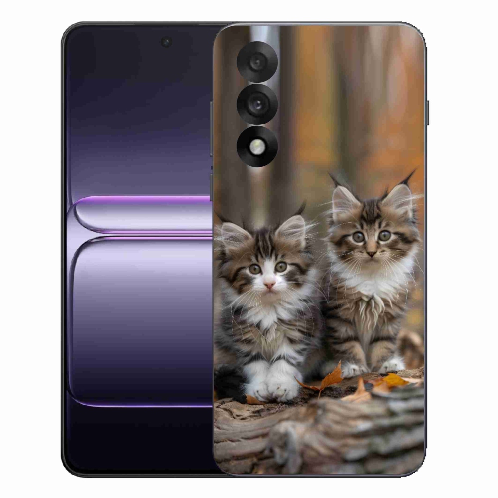 Gelový kryt mmCase na One Plus Nord 5 - kočičí duo 3