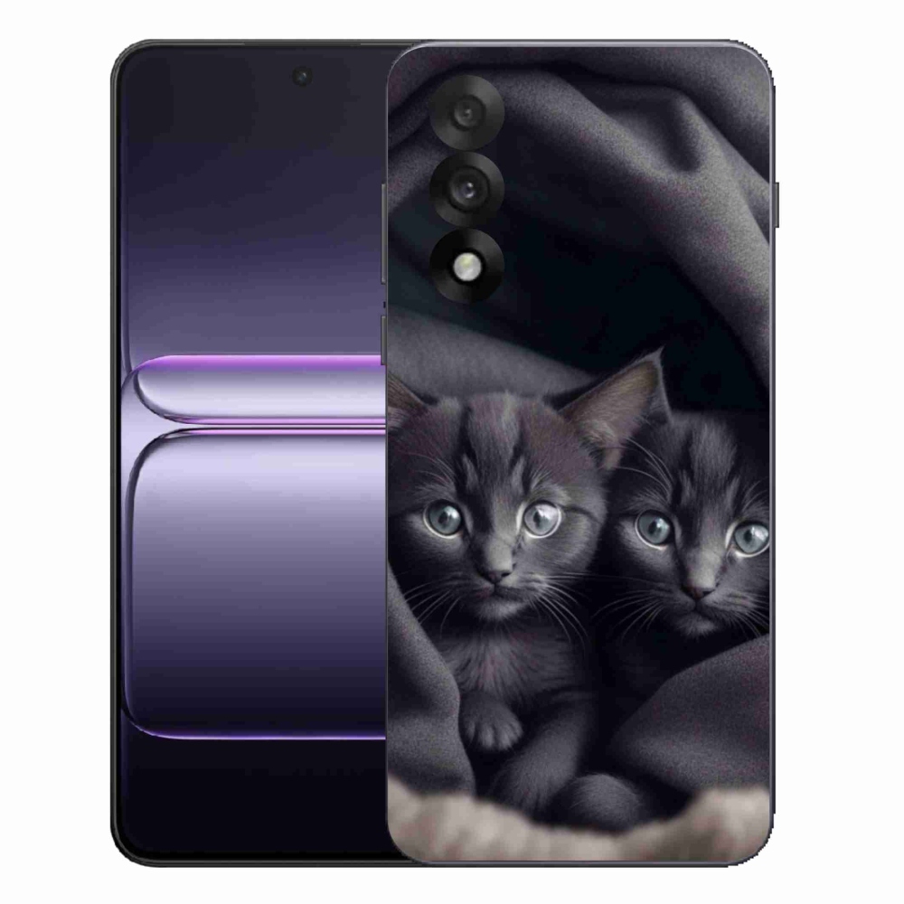 Gelový kryt mmCase na One Plus Nord 5 - kočičí duo